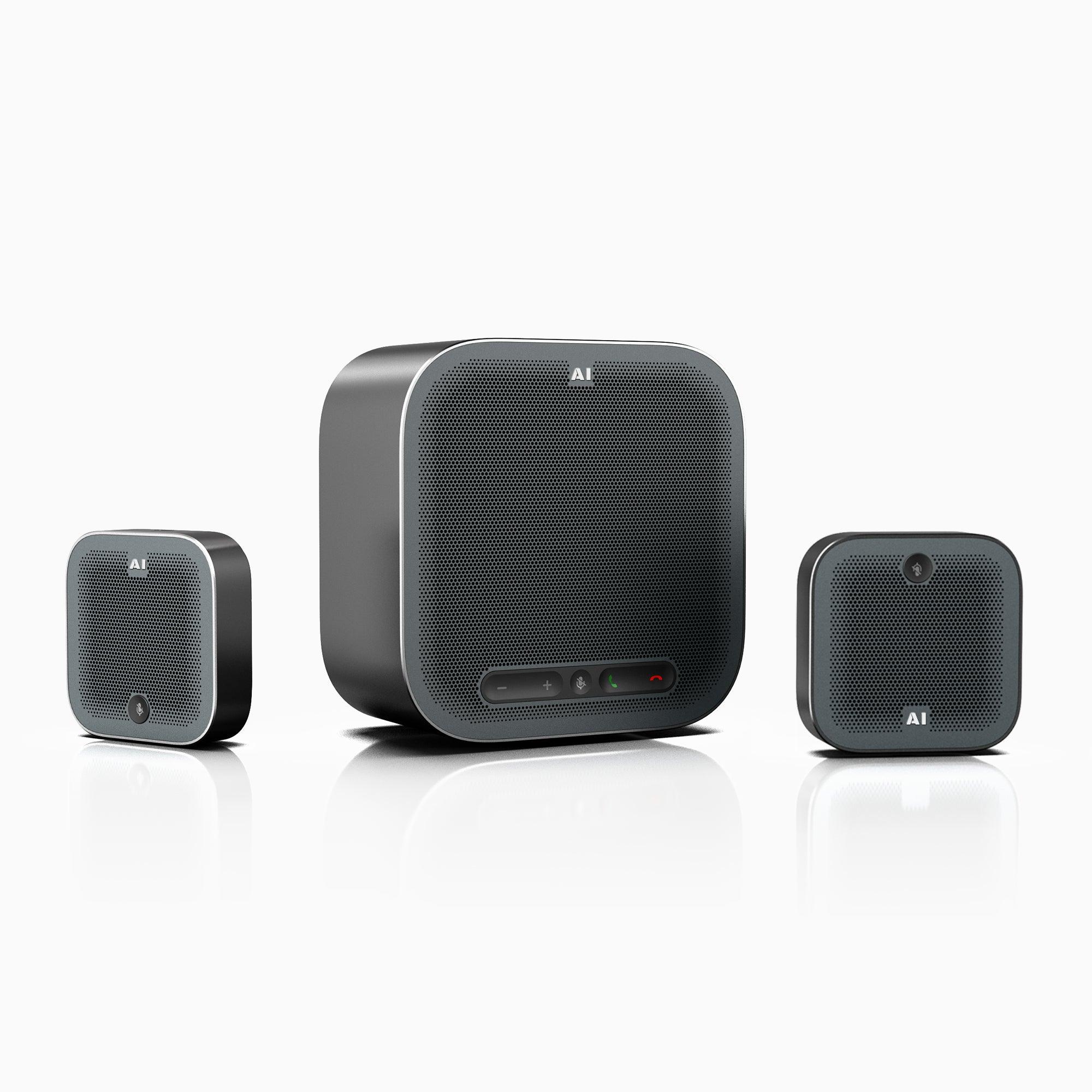 Haut-parleur de conférence USB A10 avec micros – ROCWARE 3A Tech pour des appels clairs