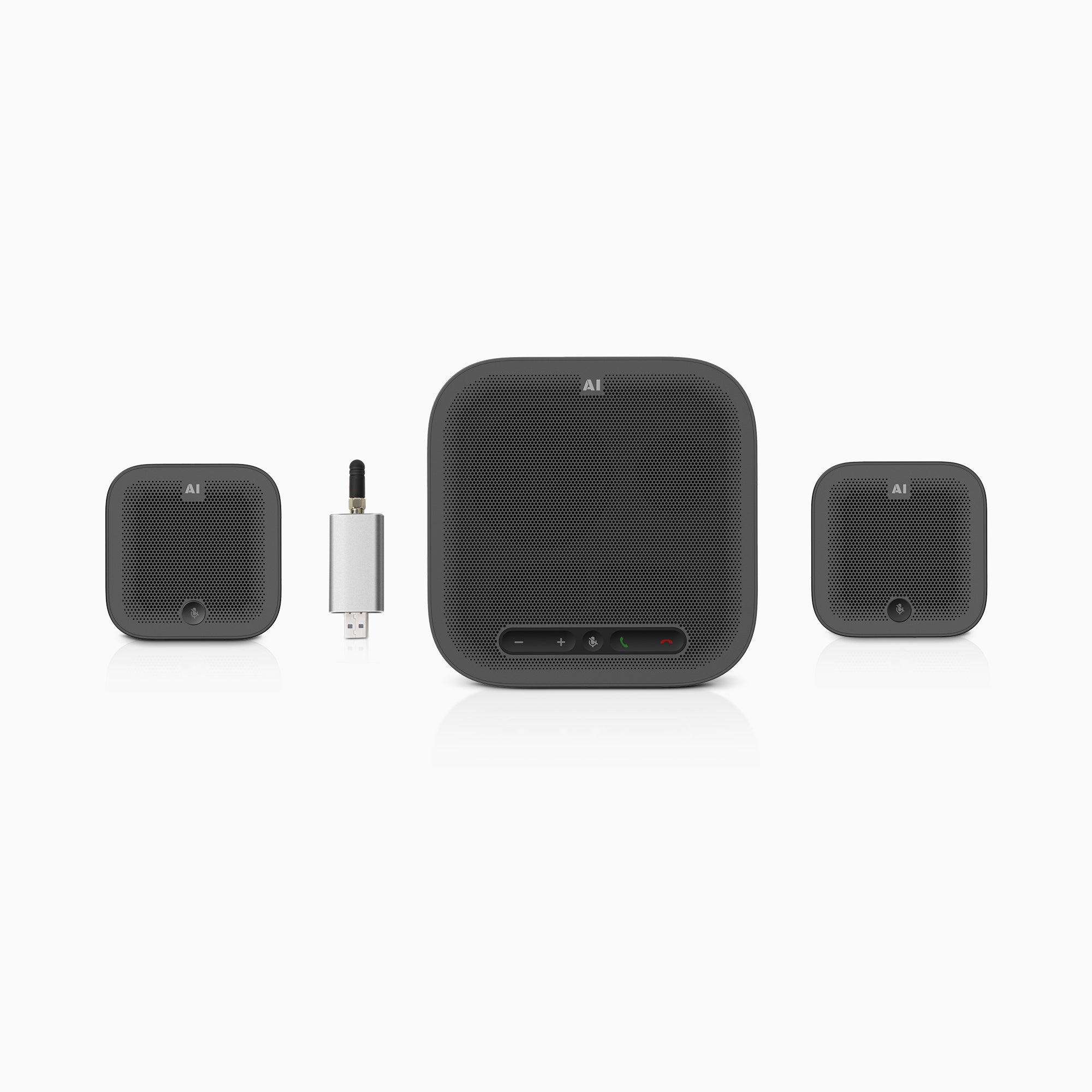 Altavoz de conferencia USB A10 con micrófonos – ROCWARE 3A Tech para llamadas claras