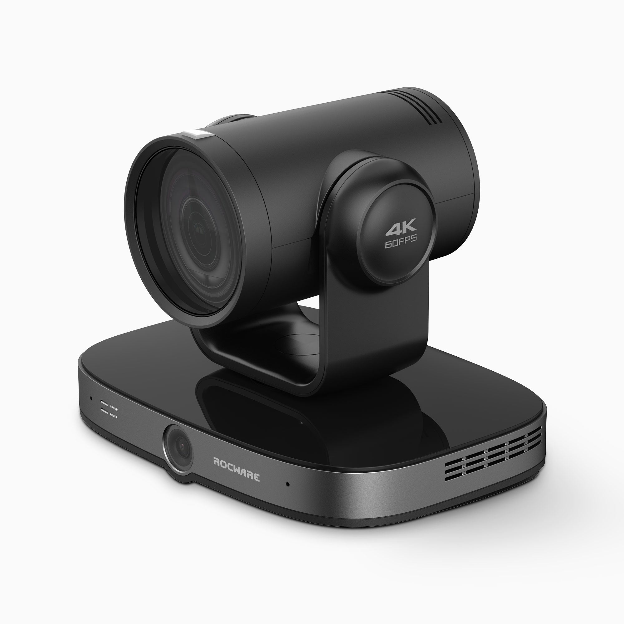 Cámara de videoconferencia Rocware RC91 4K60 PTZ con zoom óptico 12X, seguimiento AI, NDI opcional